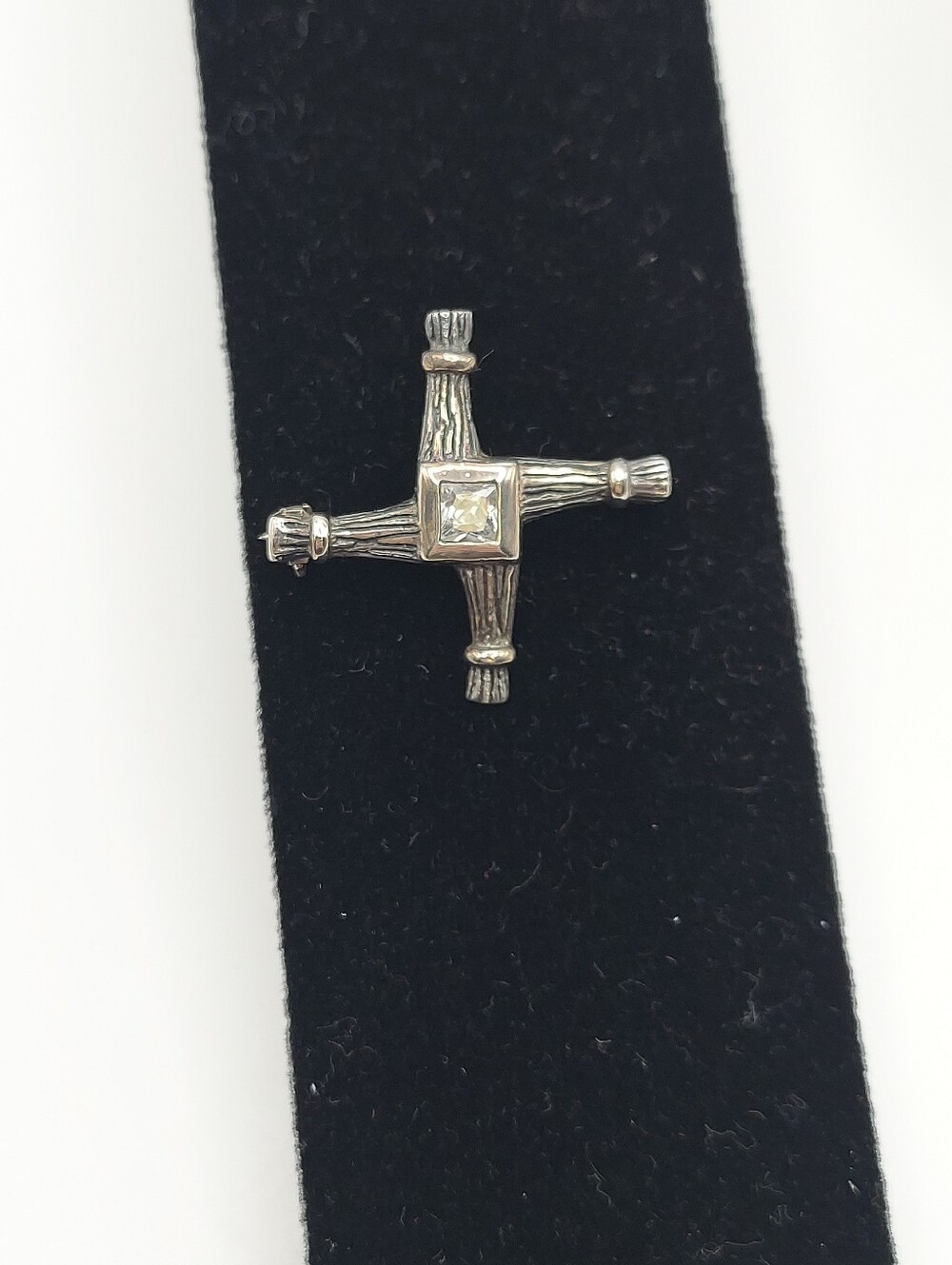 St Brigid's Irish Cross Pin 1", 925 Sterling, GC. - Picture 9 of 13